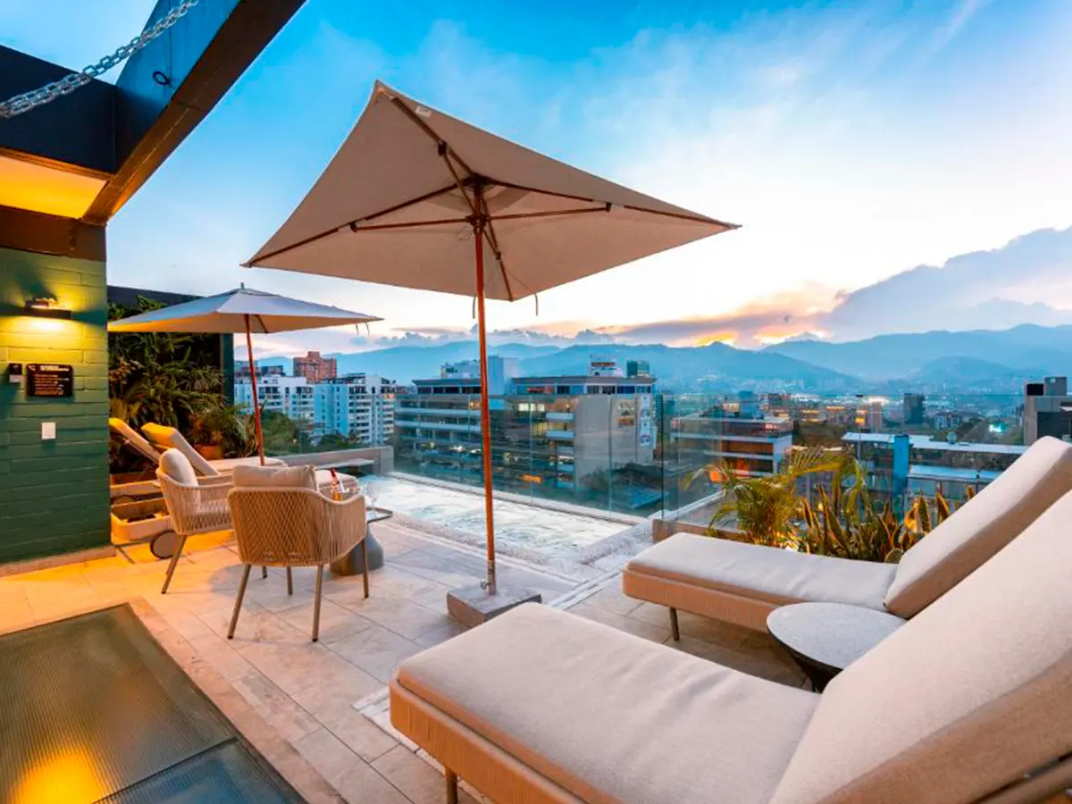 Terraza de hotel boutique